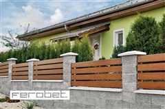 FEROBET Stříška štípaná - 20*30*7cm - Přírodní